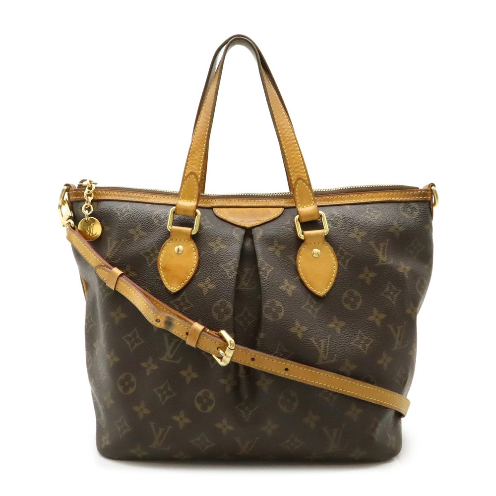 LOUIS VUITTON Monogram Palermo Tote Bag Handbag Shoulder Crossbody